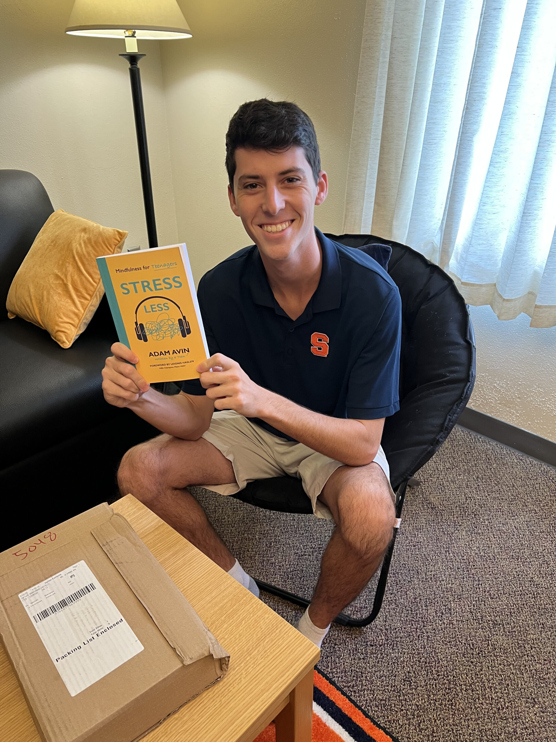 Mental Health Education Advocate, Adam Avin, of the Wuf Shanti Children's Wellness Foundation, releases new book, Stress Less: Mindfulness for Teens, with foreword by Udonis Haslem, 3x NBA Champion, Miami Heat.